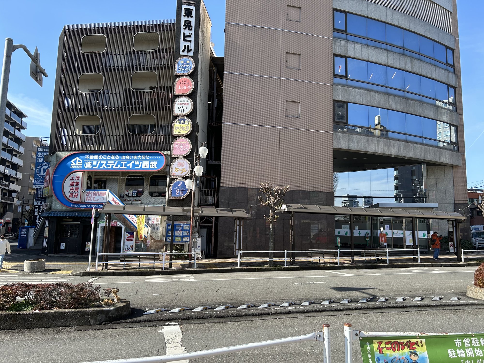 久米川駅からの道のり